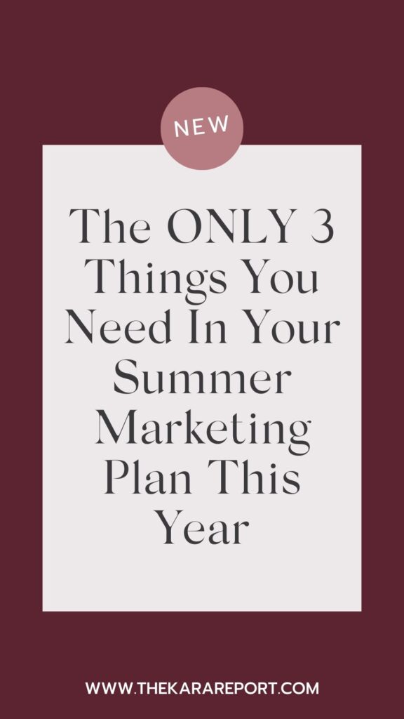 SUMMER MARKETING PLAN BANNER