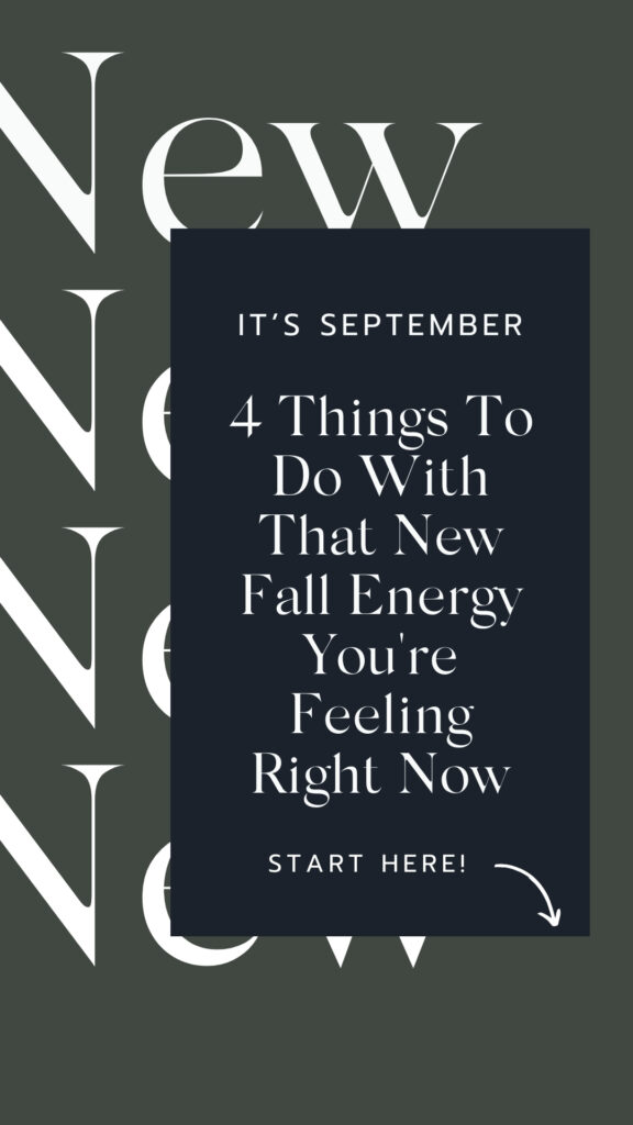 podcast episode for business owners feeling that new fall energy and wondering what they should do