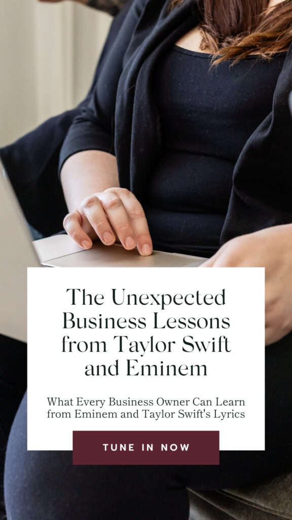 unexpected business lessons from Eminem and Taylor Swift about building a brand