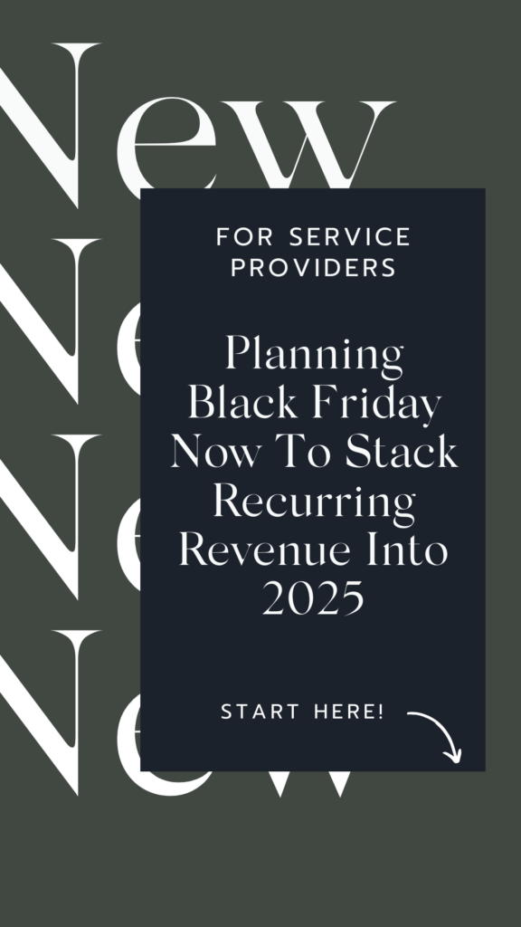 planning Black Friday with Wandi Ruiz