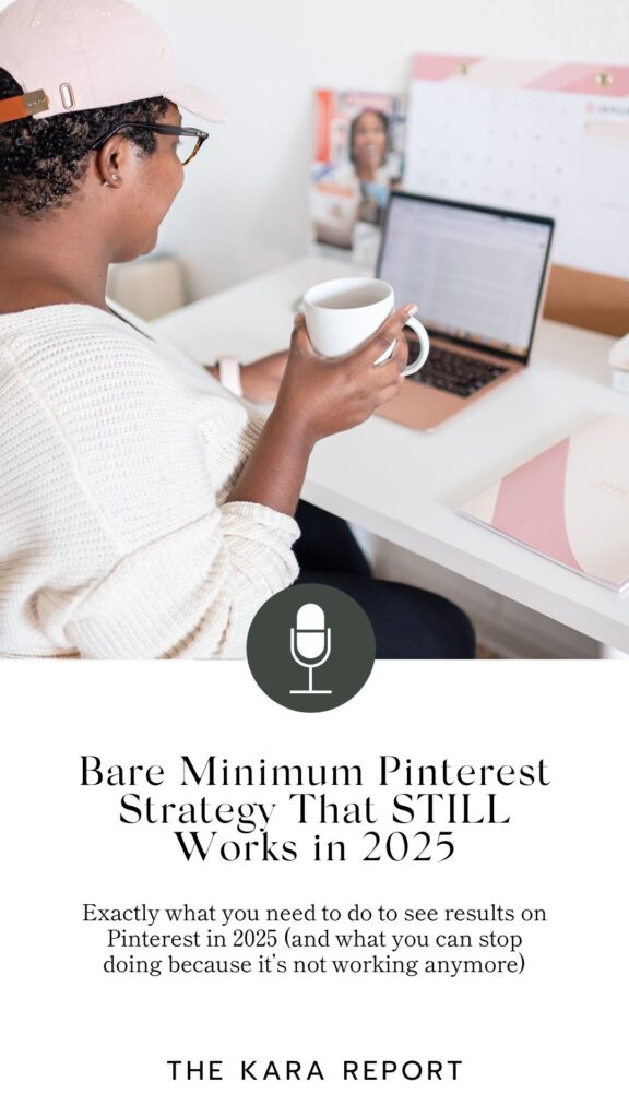 an update to a bare minimum Pinterest strategy in 2025