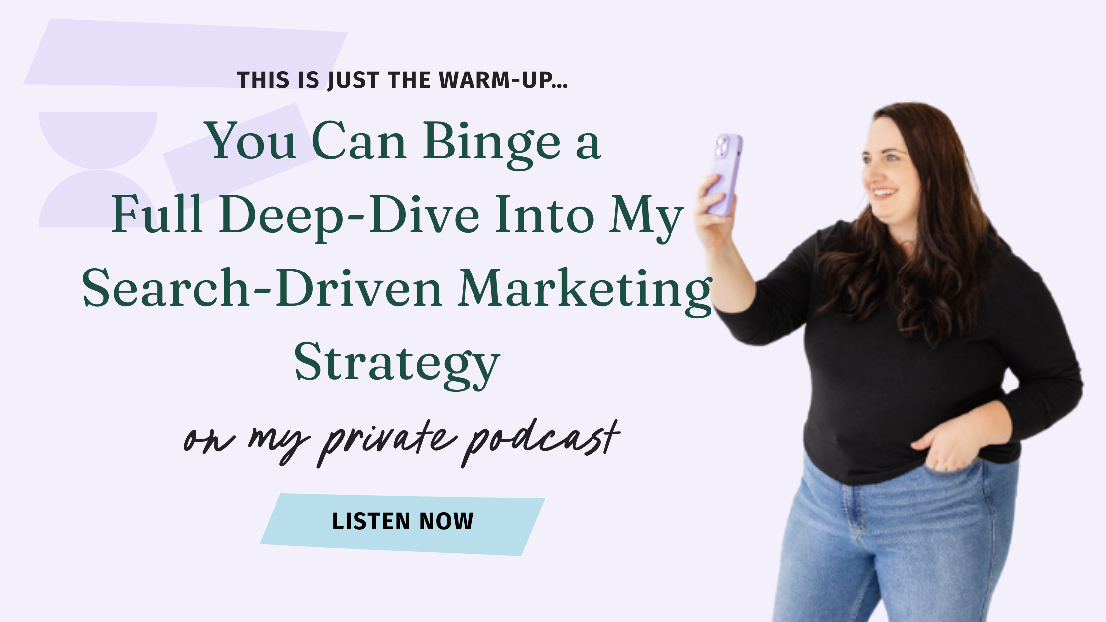 private podcast on search strategy