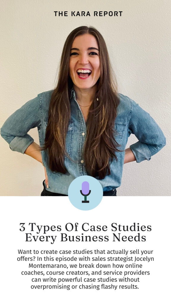 tips to build case studies with Jocelyn Montemarano 