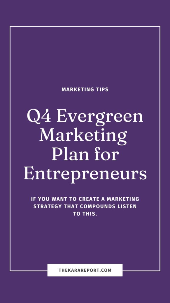 q4 marketing strategy plan