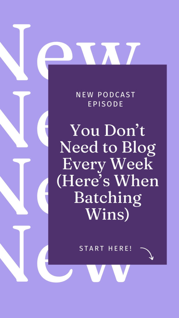 blog writer shares if you need to blog every week