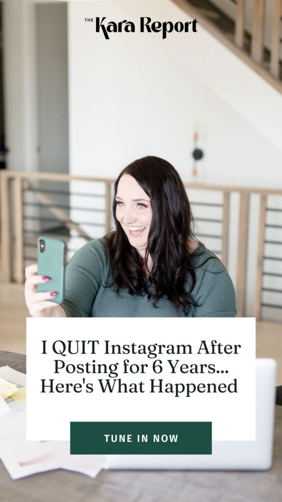 sharing why as a successful business owner, I quit Instagram marketing in 2025