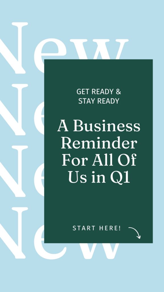 business advice for getting ready for my Oprah moment