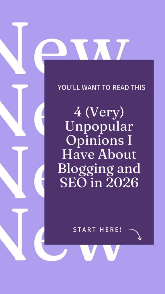 unpopular opinions I have about blogging and seo in 2026