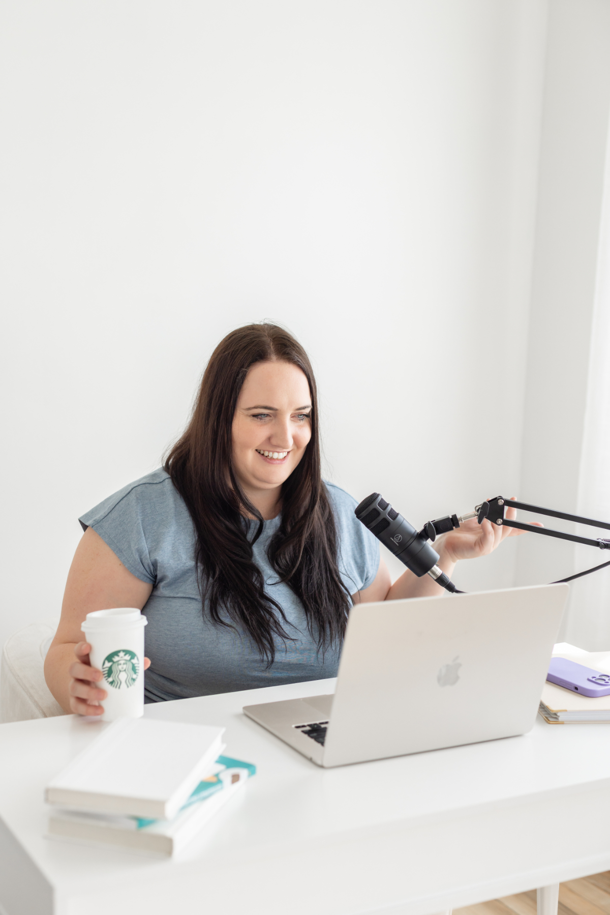 Kara sharing her best summer marketing tips on the podcast